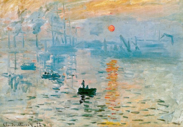 Клод Моне «Впечатление. Восход солнца» (Claude Monet - Impression, soleil levant), 1873г. 