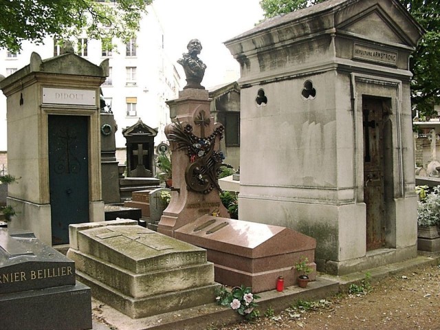 Могила Жака Оффенбаха, Кладбище Монмартр (Cimetière de Montmartre)