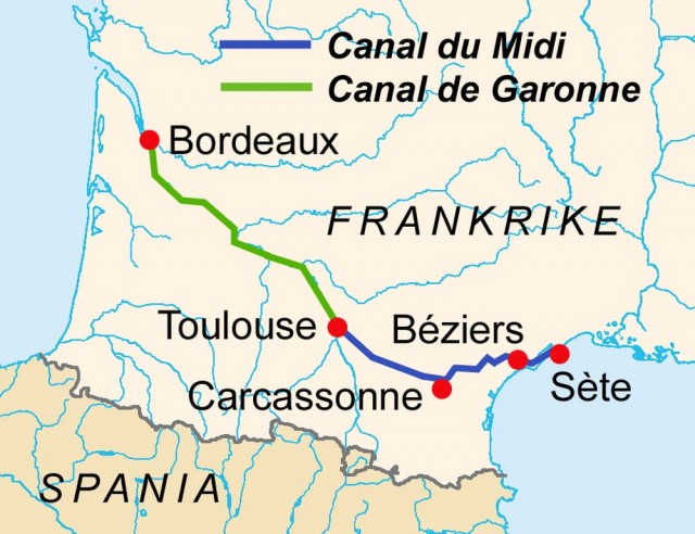 Лангедокский или Южный канал (Canal du Midi)