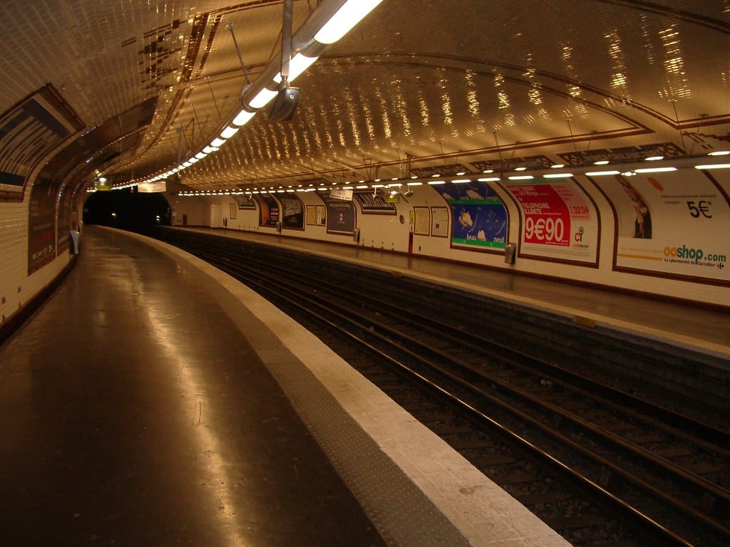 caulaincourt, lamarck, metro, paris, station, subway
