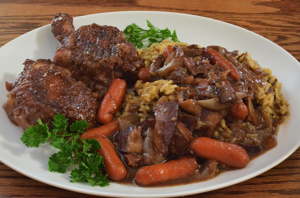 chicken, redwine, wildricemix, beef, cooking, cuisine, delicious, dinner, dish, food, lamb, lunch, meal, meat, nutrition, parsley, pepper, plate, pork, sauce, vegetable